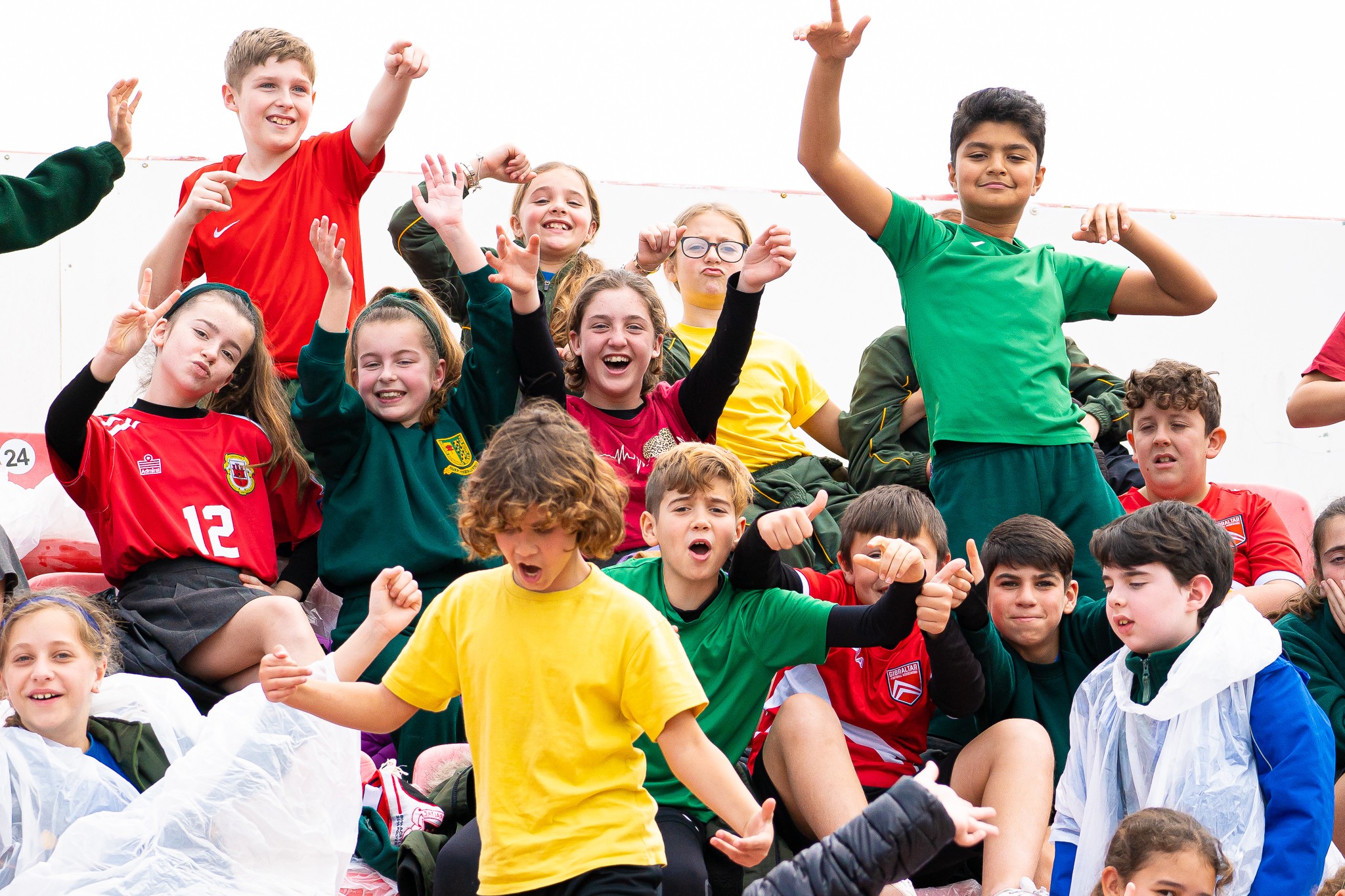 Over 1000 School children turn out to watch Gibraltar's U21s